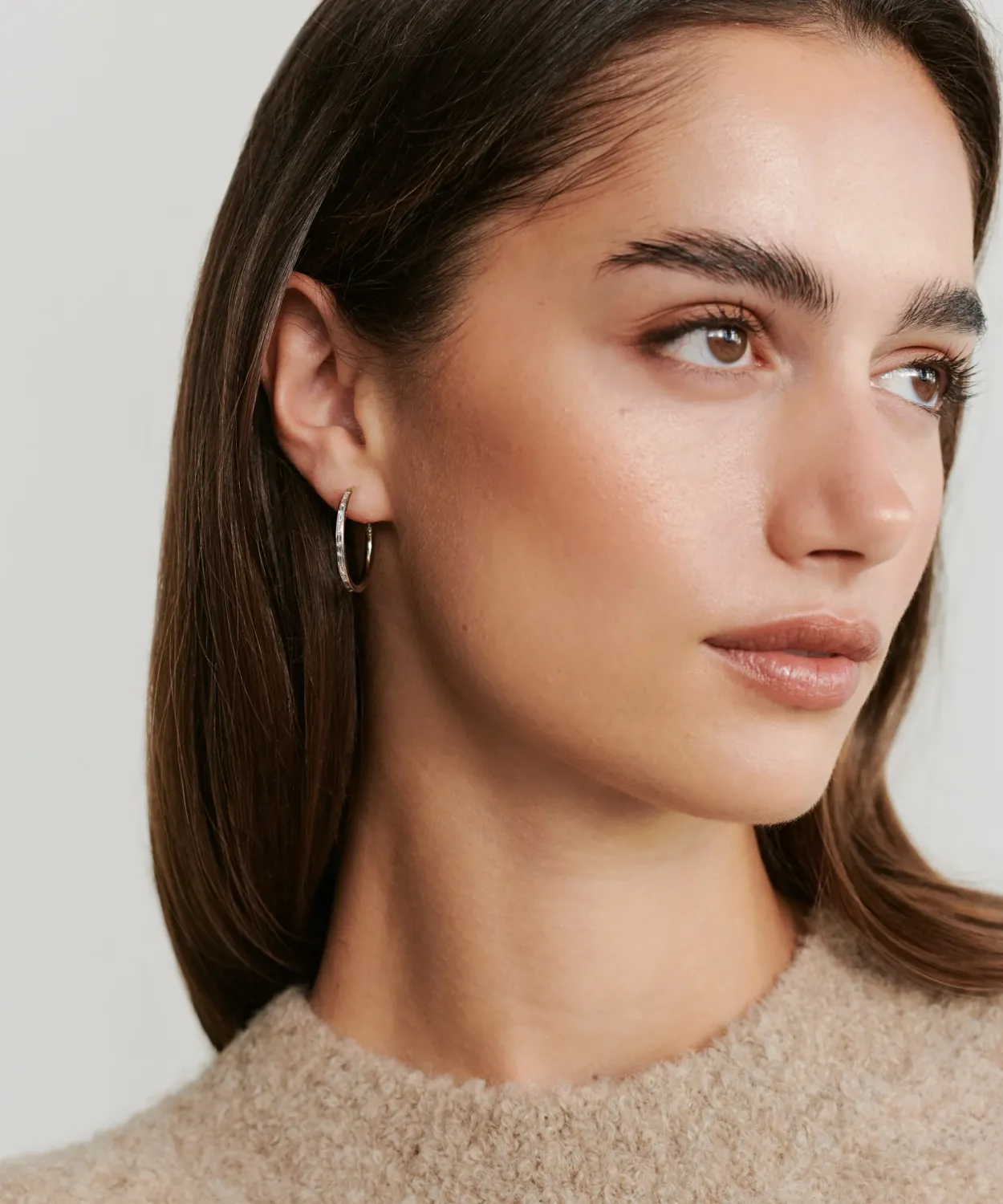 Hot June Baguette Hoops Women Jewelry