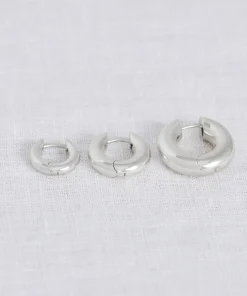 Outlet Large Bagel Hoops Women Jewelry