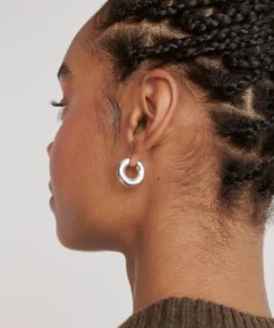 Outlet Large Bagel Hoops Women Jewelry