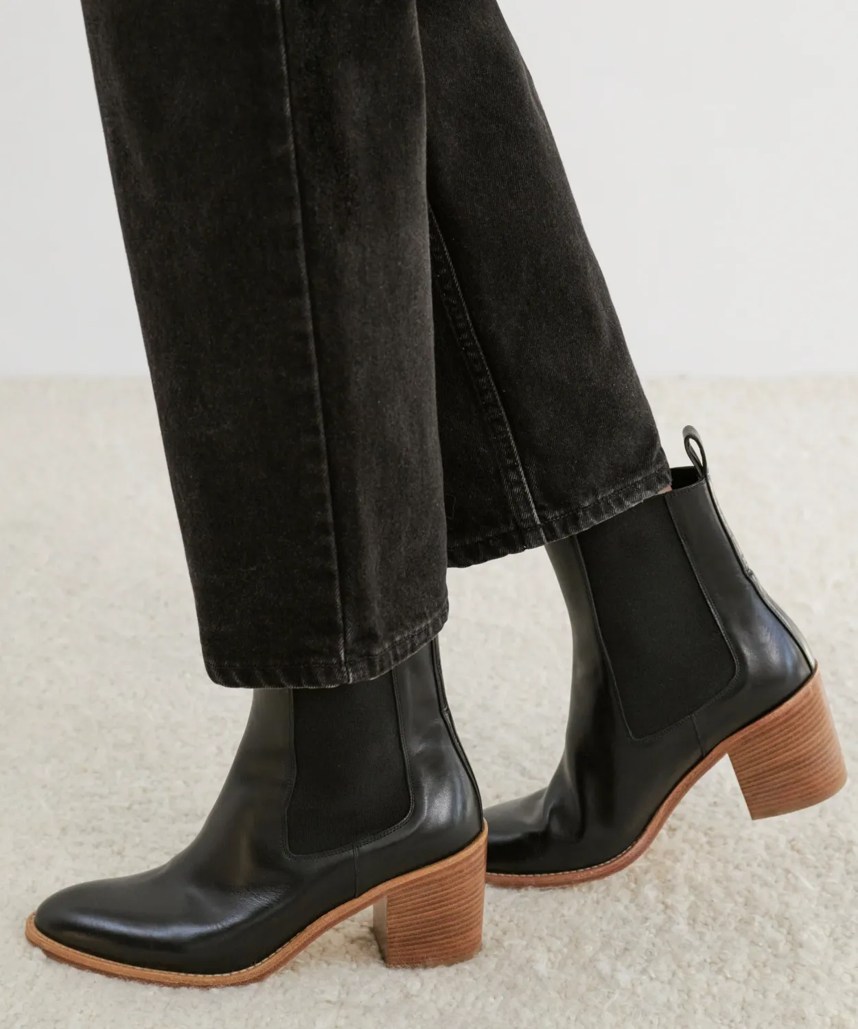 Clearance Leather Frankie Chelsea Boot Women Boots