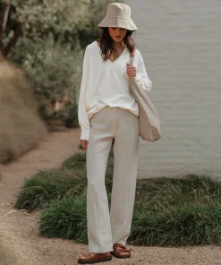 Sale Linen Bucket Hat Women Hats & Beanies