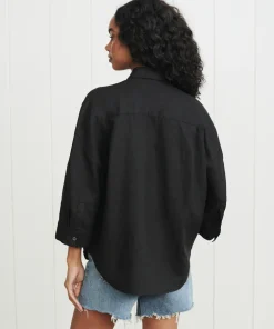 Fashion Linen Logan Shirt Women Button-Ups