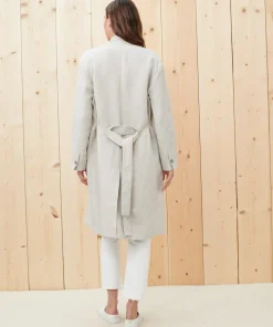 Clearance Linen Trench Coat Women Coats