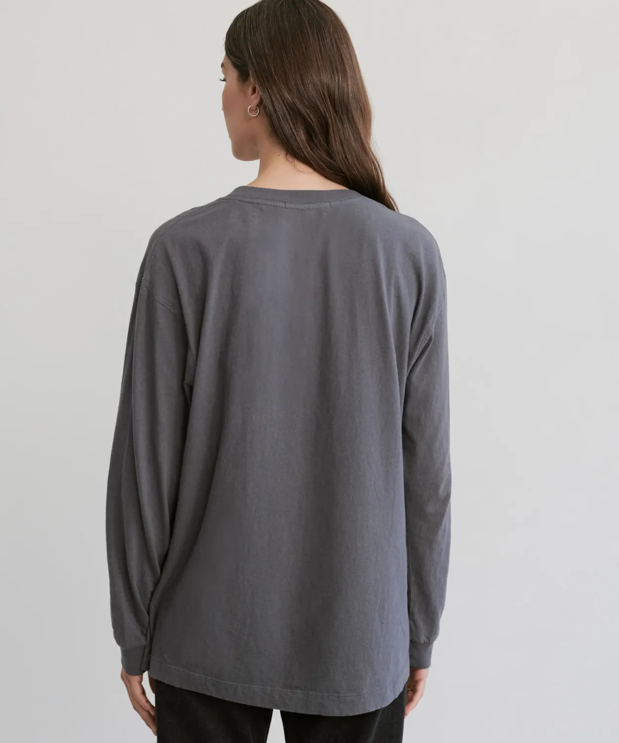 Sale Long-Sleeve Vintage Pocket Tee Women Tees & Tanks