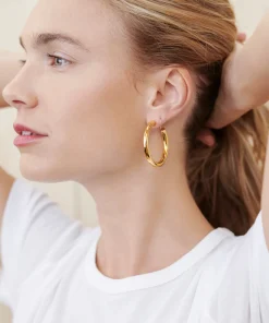 Clearance Medium Everyday Hoops Women Jewelry