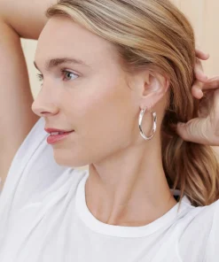 Best Medium Everyday Hoops Women Jewelry