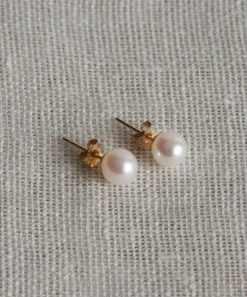 Hot Medium Loren Pearl Studs Women Jewelry