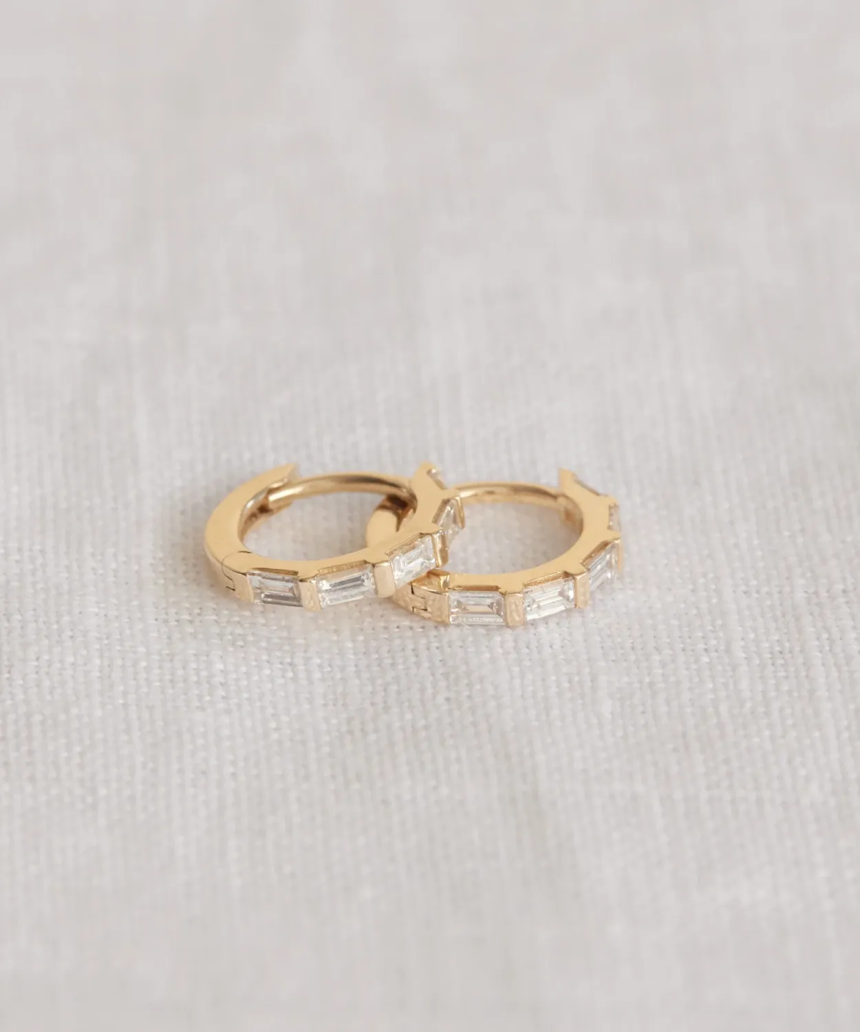 Sale Merit Baguette Hoops Women Jewelry