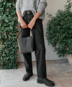 Hot Mini Leather Bucket Bag Women Small Leather Goods