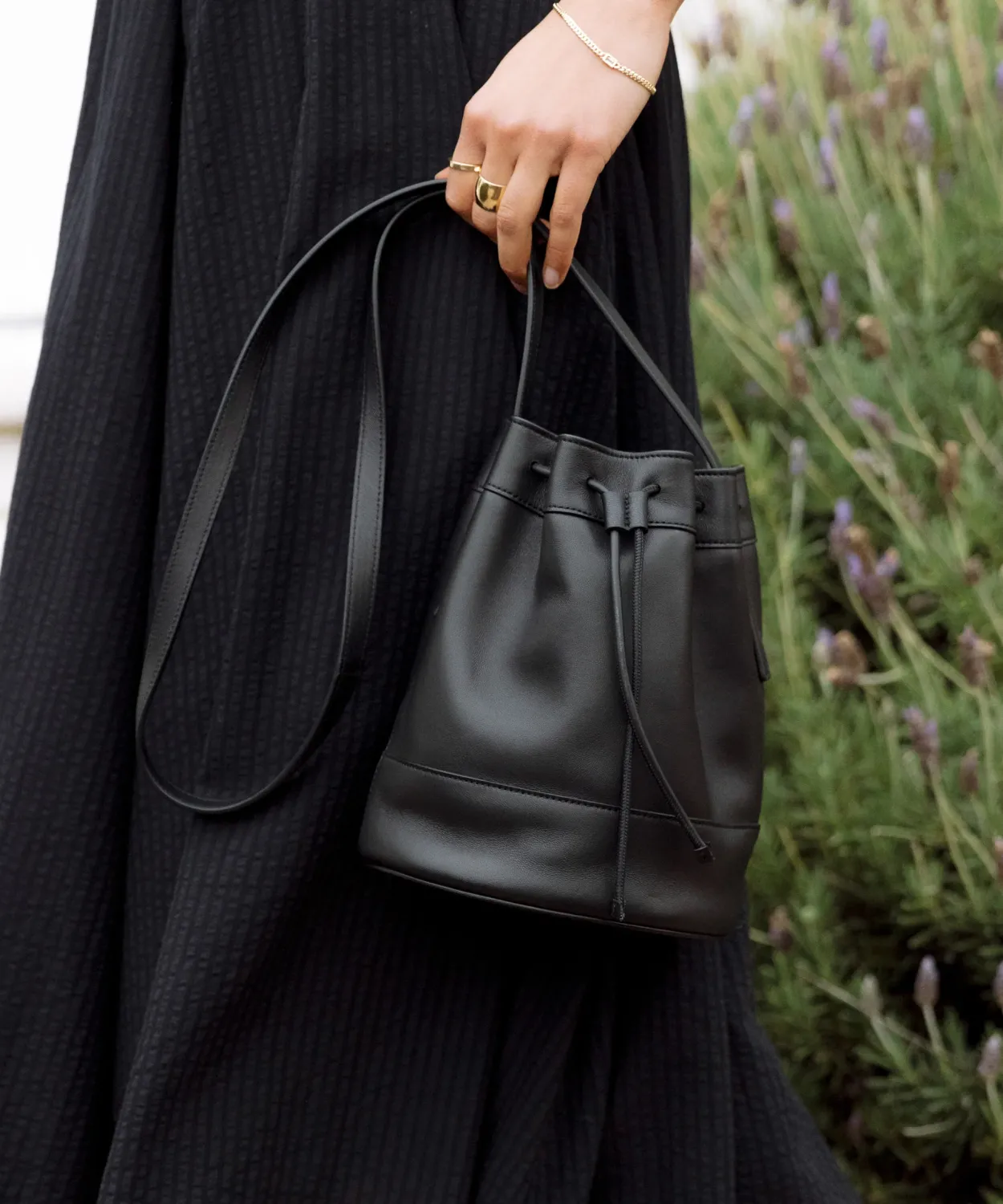 Discount Mini Leather Drawstring Bag Women Handbags & Clutches