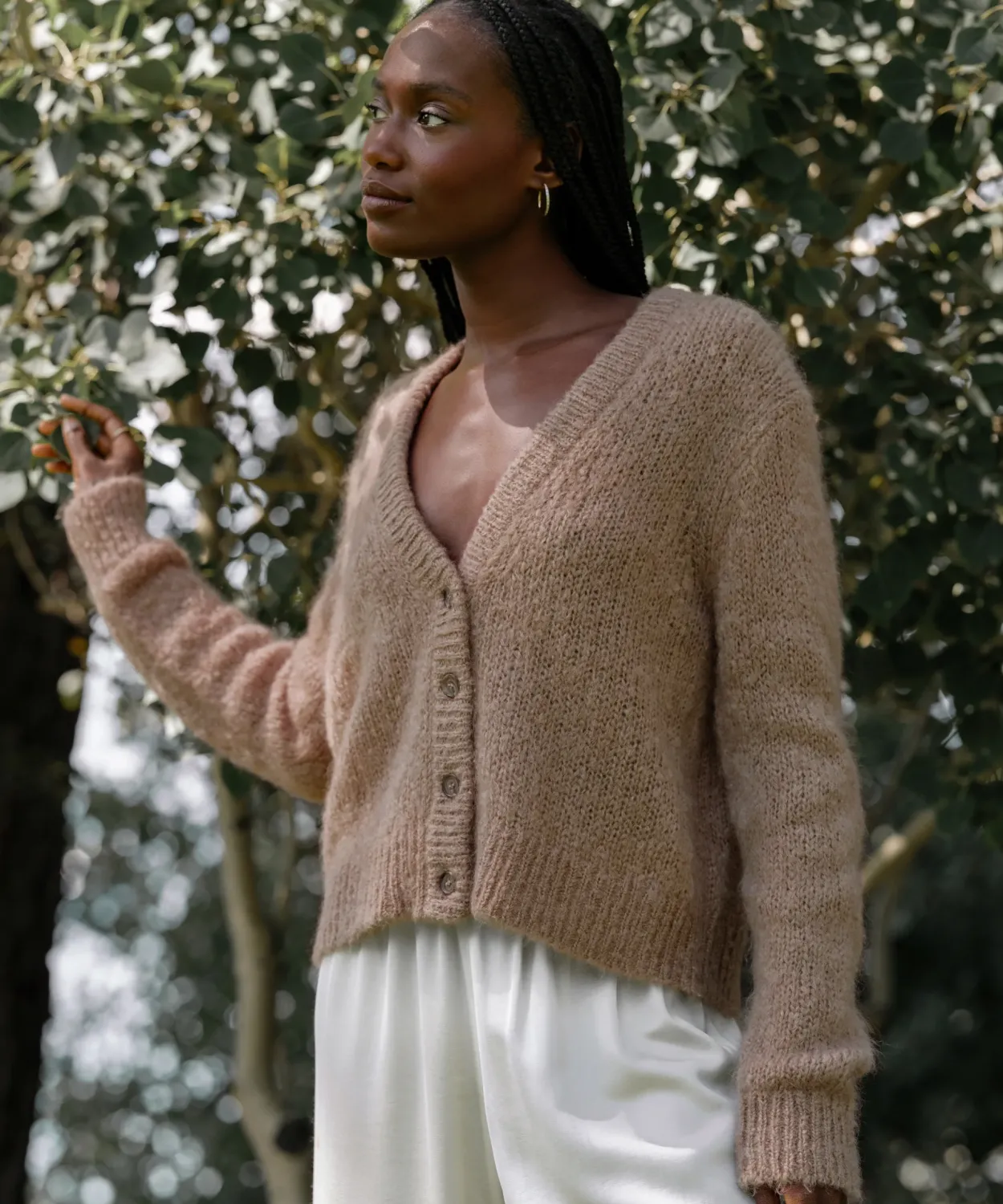 Online Mohair Boyfriend Cardigan Women Cardigans