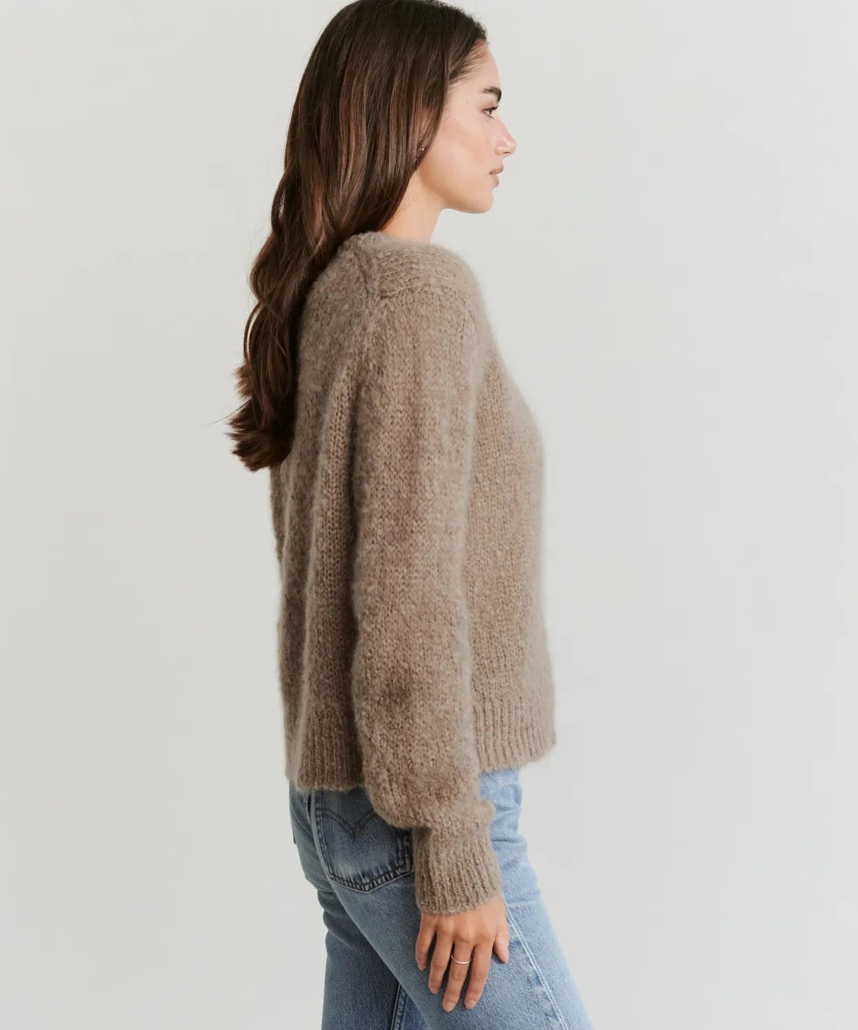Online Mohair Boyfriend Cardigan Women Cardigans