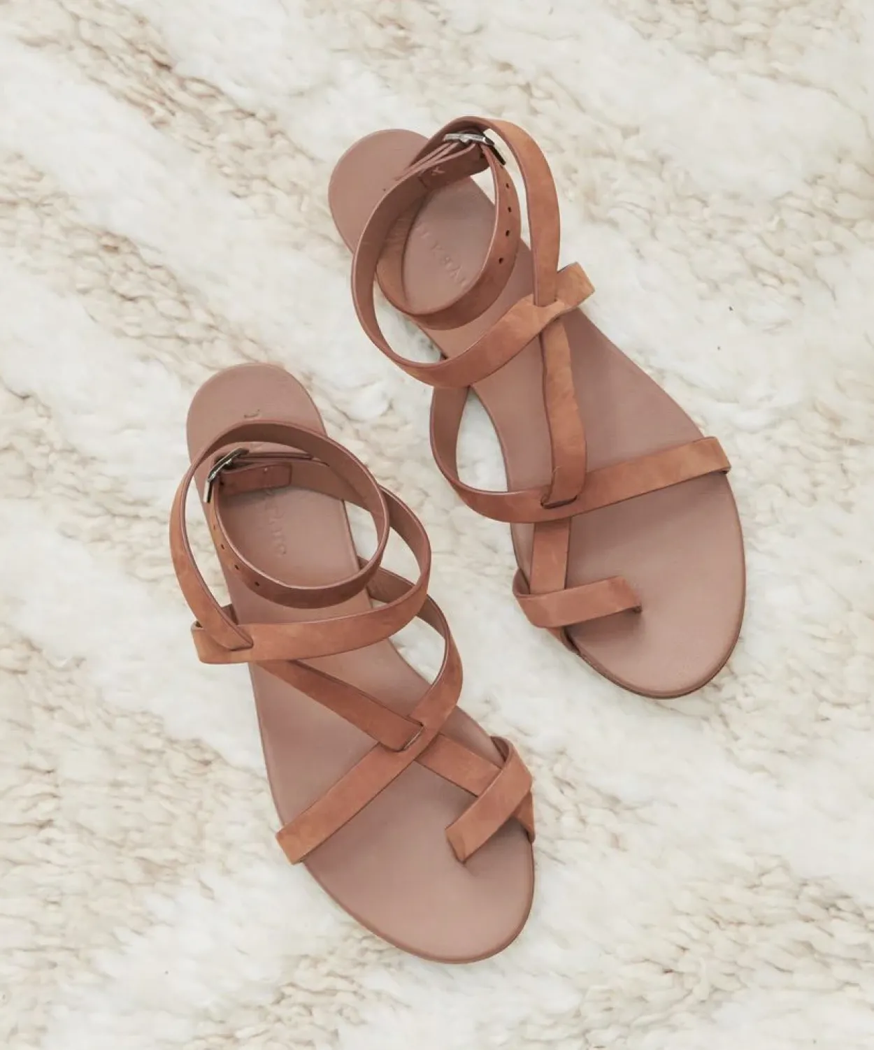 Outlet Oiled Leather Strappy Sandal Women Swim & Beach