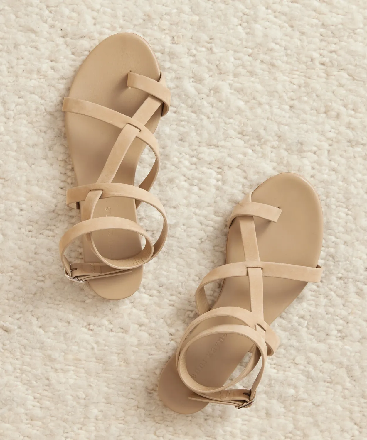 Outlet Oiled Leather Strappy Sandal Women Swim & Beach