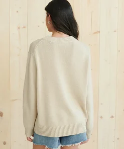 Fashion Oversized Crewneck Women Pullovers