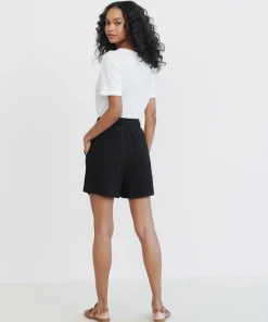 Discount Pleated Short Women Shorts
