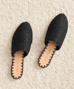 Discount Raffia Mule Women Flats