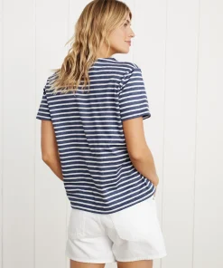 Fashion Rue Striped Tee Women Tees & Tanks