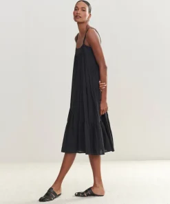 Online Seersucker Summer Dress Women Swim & Beach