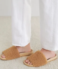 Discount Shearling Slide Sandal Women Sandals