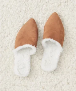 New Shearling-Lined Mule Women Flats