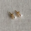 Hot Small Loren Pearl Studs Women Jewelry