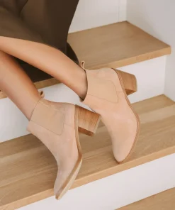 Best Suede Heeled Chelsea Boot Women Heels