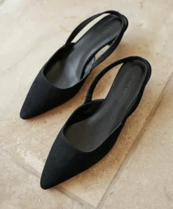 Outlet Suede Kitten Heel Women Heels