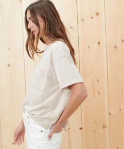 Hot Vintage Pocket Tee Women Tees & Tanks