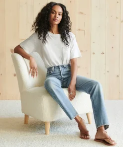 Clearance Vintage Pocket Tee Women Tees & Tanks